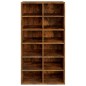 vidaXL Schuhregal Räuchereiche 54x34x100,5 cm Holzwerkstoff vidaXL Schuhregal Räuchereiche 54x34x100,5 cm Holzwerkstoff