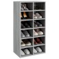 vidaXL Schuhregal Grau Sonoma 54x34x100,5 cm Holzwerkstoff vidaXL Schuhregal Grau Sonoma 54x34x100,5 cm Holzwerkstoff