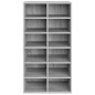 vidaXL Schuhregal Grau Sonoma 54x34x100,5 cm Holzwerkstoff vidaXL Schuhregal Grau Sonoma 54x34x100,5 cm Holzwerkstoff
