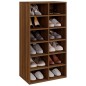 vidaXL Schuhregal Braun Eichen-Optik 54x34x100,5 cm Holzwerkstoff vidaXL Schuhregal Braun Eichen-Optik 54x34x100,5 cm Holzwerkstoff