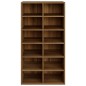 vidaXL Schuhregal Braun Eichen-Optik 54x34x100,5 cm Holzwerkstoff vidaXL Schuhregal Braun Eichen-Optik 54x34x100,5 cm Holzwerkstoff
