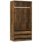 vidaXL Kleiderschrank Räuchereiche 100x50x200 cm Holzwerkstoff vidaXL Kleiderschrank Räuchereiche 100x50x200 cm Holzwerkstoff