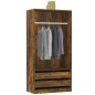 vidaXL Kleiderschrank Räuchereiche 100x50x200 cm Holzwerkstoff vidaXL Kleiderschrank Räuchereiche 100x50x200 cm Holzwerkstoff
