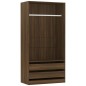 vidaXL Kleiderschrank Braun Eiche-Optik 100x50x200 cm Holzwerkstoff vidaXL Kleiderschrank Braun Eiche-Optik 100x50x200 cm Holzwerkstoff