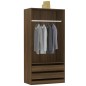 vidaXL Kleiderschrank Braun Eiche-Optik 100x50x200 cm Holzwerkstoff vidaXL Kleiderschrank Braun Eiche-Optik 100x50x200 cm Holzwerkstoff