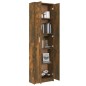 vidaXL Garderobenschrank Räuchereiche 55x25x189 cm Holzwerkstoff vidaXL Garderobenschrank Räuchereiche 55x25x189 cm Holzwerkstoff