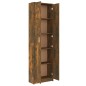 vidaXL Garderobenschrank Räuchereiche 55x25x189 cm Holzwerkstoff vidaXL Garderobenschrank Räuchereiche 55x25x189 cm Holzwerkstoff