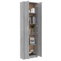 vidaXL Garderobenschrank Grau Sonoma 55x25x189 cm Holzwerkstoff vidaXL Garderobenschrank Grau Sonoma 55x25x189 cm Holzwerkstoff