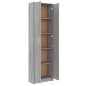 vidaXL Garderobenschrank Grau Sonoma 55x25x189 cm Holzwerkstoff vidaXL Garderobenschrank Grau Sonoma 55x25x189 cm Holzwerkstoff