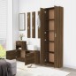 vidaXL Garderobenschrank Braun Eiche-Optik 55x25x189 cm Holzwerkstoff vidaXL Garderobenschrank Braun Eiche-Optik 55x25x189 cm Holzwerkstoff