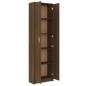vidaXL Garderobenschrank Braun Eiche-Optik 55x25x189 cm Holzwerkstoff vidaXL Garderobenschrank Braun Eiche-Optik 55x25x189 cm Holzwerkstoff