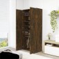 vidaXL Schuhschrank Räuchereiche 80x39x178 cm Holzwerkstoff vidaXL Schuhschrank Räuchereiche 80x39x178 cm Holzwerkstoff