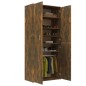 vidaXL Schuhschrank Räuchereiche 80x39x178 cm Holzwerkstoff vidaXL Schuhschrank Räuchereiche 80x39x178 cm Holzwerkstoff