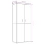 vidaXL Schuhschrank Räuchereiche 80x39x178 cm Holzwerkstoff vidaXL Schuhschrank Räuchereiche 80x39x178 cm Holzwerkstoff