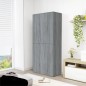 vidaXL Schuhschrank Grau Sonoma 80x39x178 cm Holzwerkstoff vidaXL Schuhschrank Grau Sonoma 80x39x178 cm Holzwerkstoff