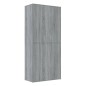 vidaXL Schuhschrank Grau Sonoma 80x39x178 cm Holzwerkstoff vidaXL Schuhschrank Grau Sonoma 80x39x178 cm Holzwerkstoff