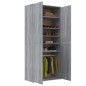 vidaXL Schuhschrank Grau Sonoma 80x39x178 cm Holzwerkstoff vidaXL Schuhschrank Grau Sonoma 80x39x178 cm Holzwerkstoff