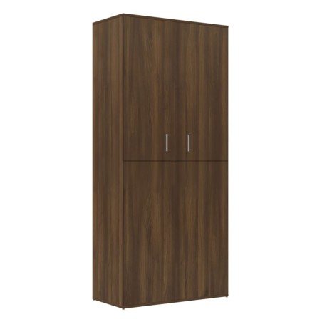 vidaXL Schuhschrank Braun Eichen-Optik 80x39x178 cm Holzwerkstoff