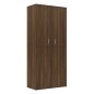 vidaXL Schuhschrank Braun Eichen-Optik 80x39x178 cm Holzwerkstoff vidaXL Schuhschrank Braun Eichen-Optik 80x39x178 cm Holzwerkstoff