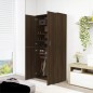 vidaXL Schuhschrank Braun Eichen-Optik 80x39x178 cm Holzwerkstoff vidaXL Schuhschrank Braun Eichen-Optik 80x39x178 cm Holzwerkstoff