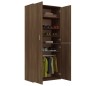 vidaXL Schuhschrank Braun Eichen-Optik 80x39x178 cm Holzwerkstoff vidaXL Schuhschrank Braun Eichen-Optik 80x39x178 cm Holzwerkstoff