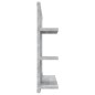 vidaXL Badspiegel Grau Sonoma 60x10,5x45 cm Holzwerkstoff vidaXL Badspiegel Grau Sonoma 60x10,5x45 cm Holzwerkstoff