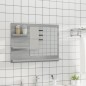vidaXL Badspiegel Grau Sonoma 60x10,5x45 cm Holzwerkstoff vidaXL Badspiegel Grau Sonoma 60x10,5x45 cm Holzwerkstoff