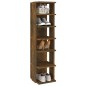 vidaXL Schuhregal Räuchereiche 27,5x27x102 cm Holzwerkstoff vidaXL Schuhregal Räuchereiche 27,5x27x102 cm Holzwerkstoff