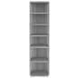 vidaXL Schuhregale 2 Stk. Grau Sonoma 27,5x27x102 cm Holzwerkstoff vidaXL Schuhregale 2 Stk. Grau Sonoma 27,5x27x102 cm Holzwerkstoff
