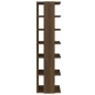 vidaXL Schuhregal Braun Eichen-Optik 27,5x27x102 cm Holzwerkstoff vidaXL Schuhregal Braun Eichen-Optik 27,5x27x102 cm Holzwerkstoff