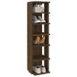 vidaXL Schuhregale 2 Stk. Braun Eiche 27,5x27x102 cm Holzwerkstoff vidaXL Schuhregale 2 Stk. Braun Eiche 27,5x27x102 cm Holzwerkstoff