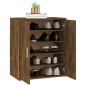 vidaXL Schuhschrank Räuchereiche 60x35x70 cm Holzwerkstoff vidaXL Schuhschrank Räuchereiche 60x35x70 cm Holzwerkstoff