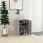 vidaXL Schuhschrank Grau Sonoma 60x35x70 cm Holzwerkstoff vidaXL Schuhschrank Grau Sonoma 60x35x70 cm Holzwerkstoff