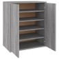 vidaXL Schuhschrank Grau Sonoma 60x35x70 cm Holzwerkstoff vidaXL Schuhschrank Grau Sonoma 60x35x70 cm Holzwerkstoff