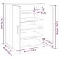 vidaXL Schuhschrank Braun Eichen-Optik 60x35x70 cm Holzwerkstoff vidaXL Schuhschrank Braun Eichen-Optik 60x35x70 cm Holzwerkstoff