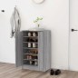 vidaXL Schuhschrank Grau Sonoma 60x35x92 cm Holzwerkstoff vidaXL Schuhschrank Grau Sonoma 60x35x92 cm Holzwerkstoff