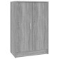 vidaXL Schuhschrank Grau Sonoma 60x35x92 cm Holzwerkstoff vidaXL Schuhschrank Grau Sonoma 60x35x92 cm Holzwerkstoff