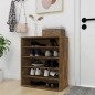 vidaXL Schuhschrank Räuchereiche 60x35x70 cm Holzwerkstoff vidaXL Schuhschrank Räuchereiche 60x35x70 cm Holzwerkstoff