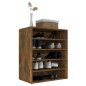 vidaXL Schuhschrank Räuchereiche 60x35x70 cm Holzwerkstoff vidaXL Schuhschrank Räuchereiche 60x35x70 cm Holzwerkstoff