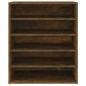 vidaXL Schuhschrank Räuchereiche 60x35x70 cm Holzwerkstoff vidaXL Schuhschrank Räuchereiche 60x35x70 cm Holzwerkstoff