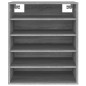 vidaXL Schuhschrank Grau Sonoma 60x35x70 cm Holzwerkstoff vidaXL Schuhschrank Grau Sonoma 60x35x70 cm Holzwerkstoff