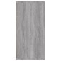 vidaXL Schuhschrank Grau Sonoma 60x35x70 cm Holzwerkstoff vidaXL Schuhschrank Grau Sonoma 60x35x70 cm Holzwerkstoff