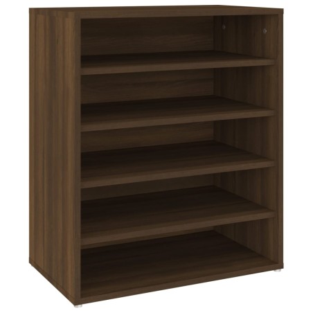 vidaXL Schuhschrank Braun Eichen-Optik 60x35x70 cm Holzwerkstoff