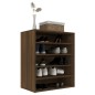vidaXL Schuhschrank Braun Eichen-Optik 60x35x70 cm Holzwerkstoff
