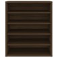 vidaXL Schuhschrank Braun Eichen-Optik 60x35x70 cm Holzwerkstoff