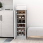 vidaXL Schuhregal Grau Sonoma 32x35x92 cm Holzwerkstoff vidaXL Schuhregal Grau Sonoma 32x35x92 cm Holzwerkstoff