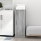 vidaXL Schuhregal Grau Sonoma 32x35x92 cm Holzwerkstoff vidaXL Schuhregal Grau Sonoma 32x35x92 cm Holzwerkstoff