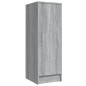 vidaXL Schuhregal Grau Sonoma 32x35x92 cm Holzwerkstoff vidaXL Schuhregal Grau Sonoma 32x35x92 cm Holzwerkstoff