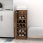 vidaXL Schuhregal Braun Eichen-Optik 32x35x92 cm Holzwerkstoff vidaXL Schuhregal Braun Eichen-Optik 32x35x92 cm Holzwerkstoff