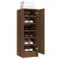 vidaXL Schuhregal Braun Eichen-Optik 32x35x92 cm Holzwerkstoff vidaXL Schuhregal Braun Eichen-Optik 32x35x92 cm Holzwerkstoff
